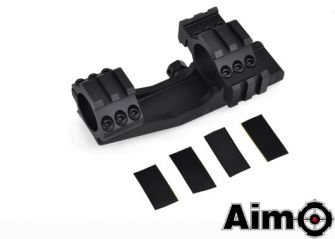 AIM-O Tri-Side Rail Extend 25.4mm Ring Mount Type 1 ( BK )