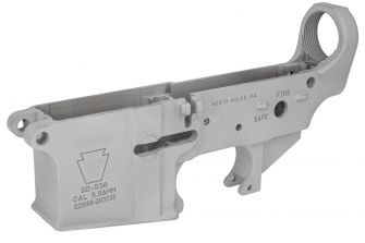 Angry Gun G Style CNC Lower Receiver ( Semi Version ) for Marui TM M4 MWS / MTR GBBR ( Blank Color )