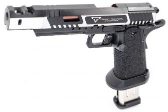 ARMY TTI Licensed Combat Master Alpha Model with Compensator GBB Pistol Airsoft ( 2 Tone )