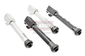 BA CNC Stainless Steel Match Grade Outer Barrel for Tokyo Marui G17/18C GBB Series ( 14mm+ )