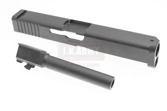 Bomber CNC Steel Model 17 Slide Kit for Umarex / VFC Glock 17 GEN5 GBB ( Black )