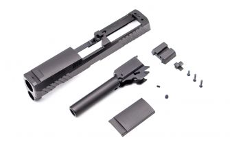 Bomber CNC Aluminum M18 Slide Set ( Black ) for SIG / VFC M17 GBBP series - 2021 Commercial ver