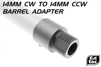 C&C 14mm CW to 14mm CCW Thread Barrel Adapter ( 6061-T6 Aluminum )