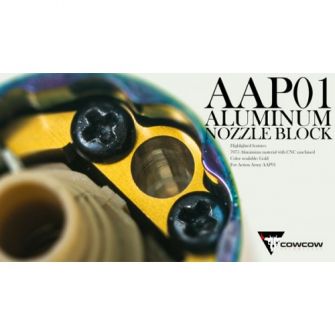COW AAP01 Aluminum Nozzle Block for AAP01 GBBP Series ( AAP-01 ) ( Gold )