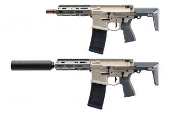 C&C Tac SBR 300 Blackout Style Conversion Kit For Marui TM MWS GBB Airsoft ( Limited Edition ) ( QHB Style )