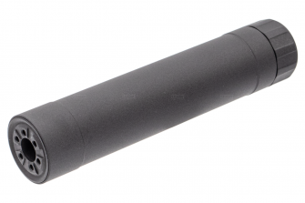 Crusader TR45S Dummy Silencer w/ 16mm ( CW ) & 14mm ( CCW ) Adapter ( Black ) ( by VFC )