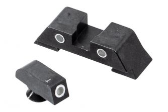 Detonator Steel Tri Style GL-01 Sight Set For Umarex GHK / VFC Glock GBBP Series 