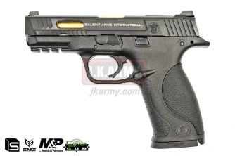 EMG / SAI / Smith & Wesson Licensed M&P 9 SAI Full Size Airsoft GBB Pistol ( Black )