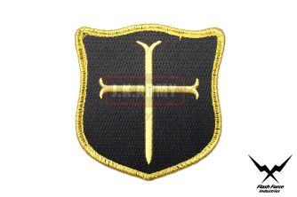 FFI - Crusader Cross Patch ( Gold x BK )