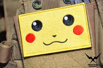 FFI - Pikachu Style Face Patch ( Free Shipping )