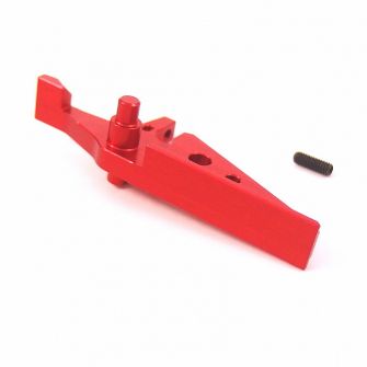 JeffTron Flat CNC Trigger for AR M4 / M16 AEG ( Red )