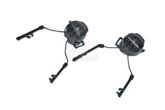 FMA PT Headset and Helmet Rail Adapter Set For Comtac / M32 Headset ( BK ) ( Free Shipping )