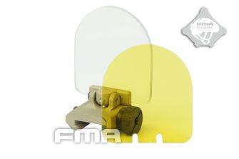 FMA Lens Protector Tactical Scope Red Dot (Folding Cover W/2 Spare Lens) ( DE )