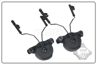 FMA EX Headset and Helmet Rail Adapter Set GEN1 BK
