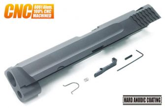 Guarder 6061 Aluminum CNC Slide For Marui TM M&P9 GBBP ( 9mm Marking / Black )
