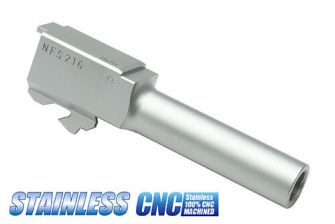 Guarder Stainless Steel CNC Silver Outer Barrel for Marui Model 26 ( G26 )