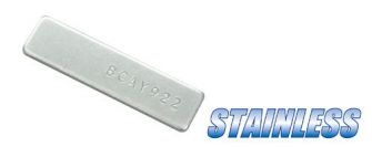 Guarder Stainless Serial Number Tag for Marui TM G17 Gen4 GBBP ( Original Number )