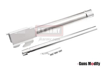 Guns Modify KM G17 Stainless Steel thread barrel For TM G17 ( Silver )