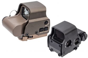 Holy Warrior HWO S1 E-PS3 Style Airsoft Red Dot Sight w/ QD Mount of Modern Version ( Black / DE )