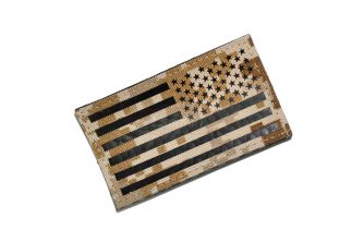 Infrared Reflective Patch - USA Flag ( Reverse ) ( AOR1 ) ( Free Shipping )