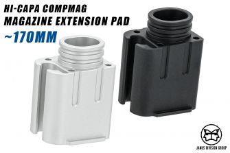 JDG Hi-Capa CompMag Magazine Extension Pad 170mm Type ( Functional +5 Rounds BBs +Gas )