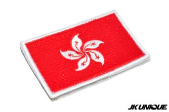 JK UNIQUE Hong Kong Flag Patch ( Full Color )