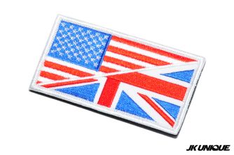 JK UNIQUE Patch - USA x UK ( Full Color ) ( Free Shipping )