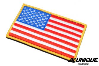 JK UNIQUE Patch - USA FLAG ( Full Color ) ( Left ) ( Big Size ) ( Free Shipping )