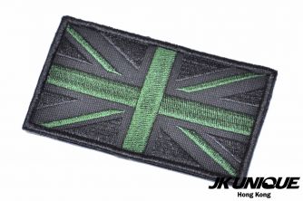 JK UNIQUE Patch - UK FLAG ( Black x Green ) ( Free Shipping )