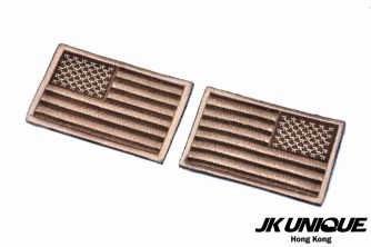 JK UNIQUE Patch - USA FLAG ( Tan ) ( Left / Right ) ( Free Shipping )