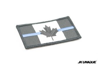 JK UNIQUE Canada Maple Leaf BK The Blue Line Symbol Patch ( Free Shipping )