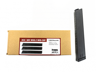 KWA QRF MOD 2 AEG / TK.45 Series 120rd Magazine (3pcs / Box) ( Black )