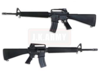 WE M16A3 Gas Blow Back Open Chamber Rifle Black Edition (GBB)