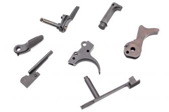 Mafio MIT Hi-Power Mark III CNC Steel Parts Kit for WE Browning Hi-Power MK3 GBB Pistol ( Black ) ( Hammer , Triggers etc. )