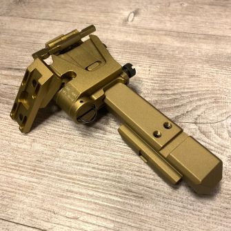 G33 Magnifier Flip Mount and High Risers Mount Rail ( FDE ) ( G23 ) ( CAG Style ) ( Free shipping )