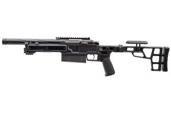 Maple Leaf MLC-S2 Chassis TM VSR10 Sniper Rifle Airsoft ( 150mm ) ( Foldable Stock ) ( Black ) ( Launchable by JKA )