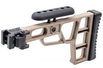 Maple Leaf MLC-S2 Folding Stock for 1913 Rail Stock Adapter ( Tan )