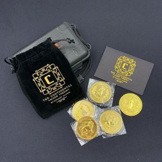 MF John Wick Style Coins Set ( 5 x Coins & 1 x Card ) ( JW Style )