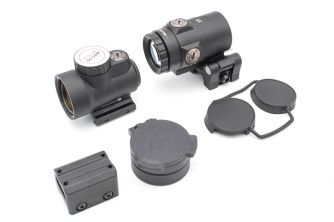 MF MRO Style Red Dot Sight with T Style 3X Airsoft Magnifier Set ( Black )
