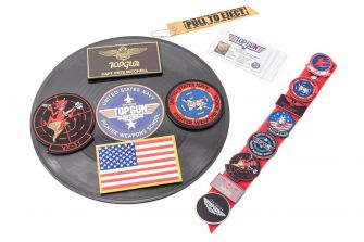Top Gun Style 35th Anniversary Patches Set