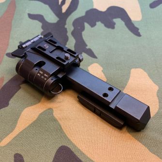 G33 Magnifier Flip Mount and High Risers Mount Rail ( BK ) ( G23 ) ( CAG Style ) ( Free Shipping )