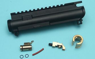G&P MWS Forged Aluminum M4 Upper Receiver with Hop Up Chamber ( Cerakote Black Finish ) ( TM MWS )