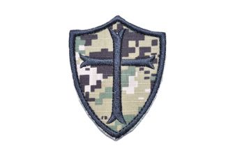 Navy Seals Crusader Cross Patch ( AOR2 ) ( Free Shipping )