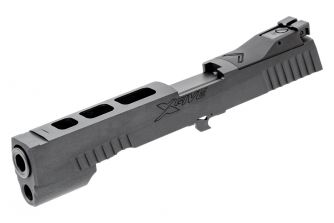 Nova P320 X FIVE X5 Legion Style Aluminum Slide Set for SIG AIR / VFC P320 M17 M18 GBBP Series ( Black )