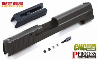 Guarder Stainless CNC Slide Set for MARUI P226/E2 (Late Ver. Marking) ( BK )