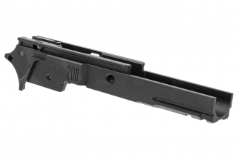 ProHandgun ST Style CNC Aluminum Middle Frame with Rail for Marui TM Hi-Capa 5.1 GBBP Series ( Black )