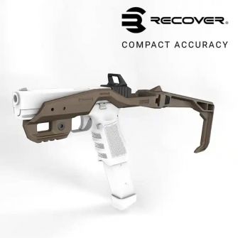 Recover Tactical 20/20NB Stabilizer Kit Stock Tan for Glock 17 / 19 / 45 / 19X ( Fit for UMAREX / Cybergun / VFC Glock GBB Pistol Airsoft )