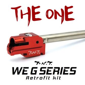 TNT APS-X THE ONE Hop Up Retrofit Kit for WE G Model Series GBBP Series ( STD Precision Inner Barrel & H.L.R. Bucking )