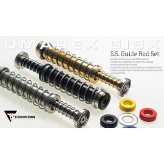 COW Stainless Steel SS Guide Rod Set for UMAREX G Model 19X ( G19x )