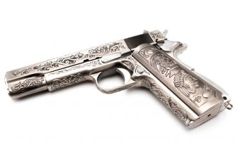 WE 1911 Classic Floral Pattern GBB Pistol Airsoft